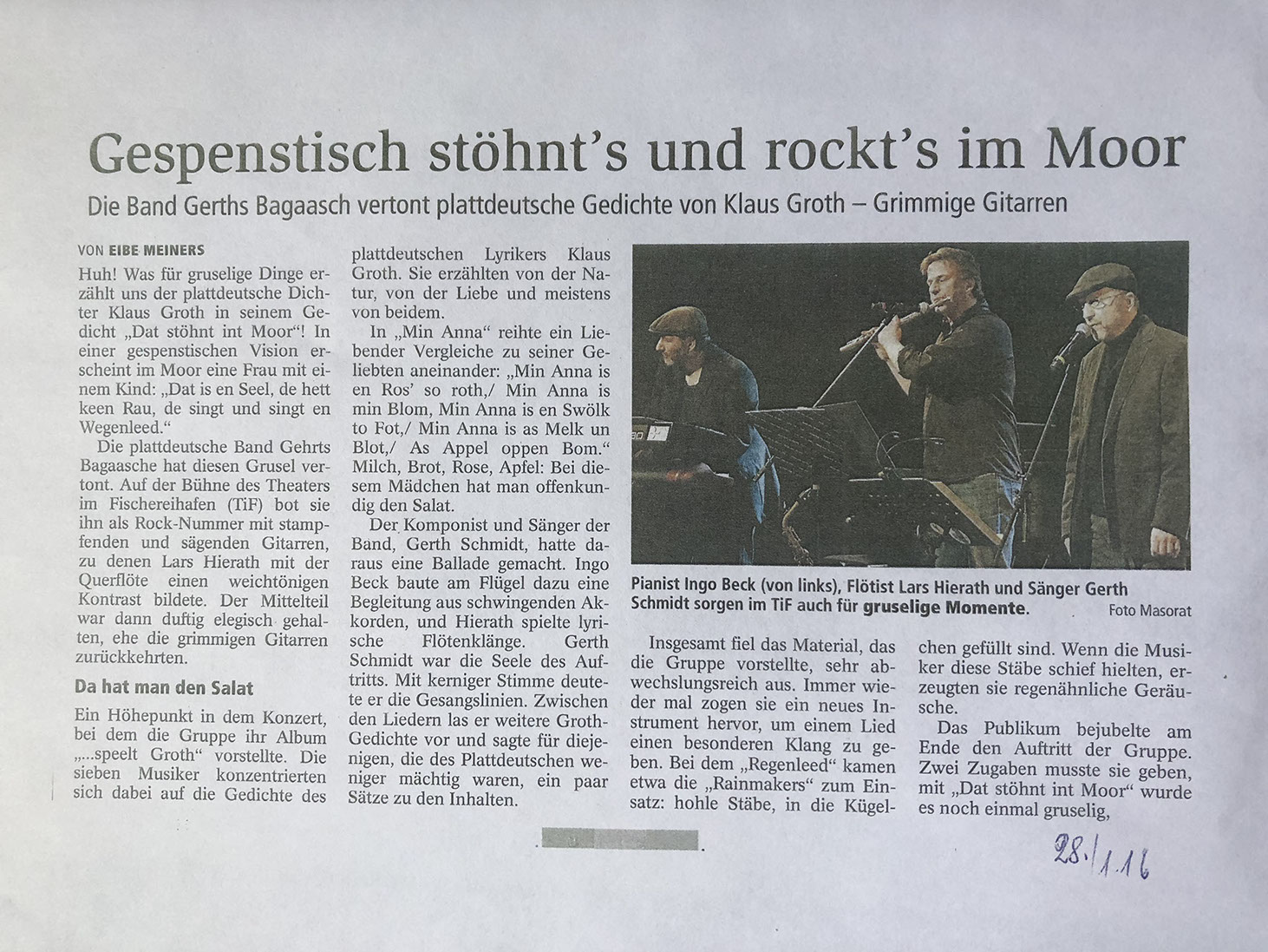 Gespenstisch stöhnt´s und rockt´s im Moor