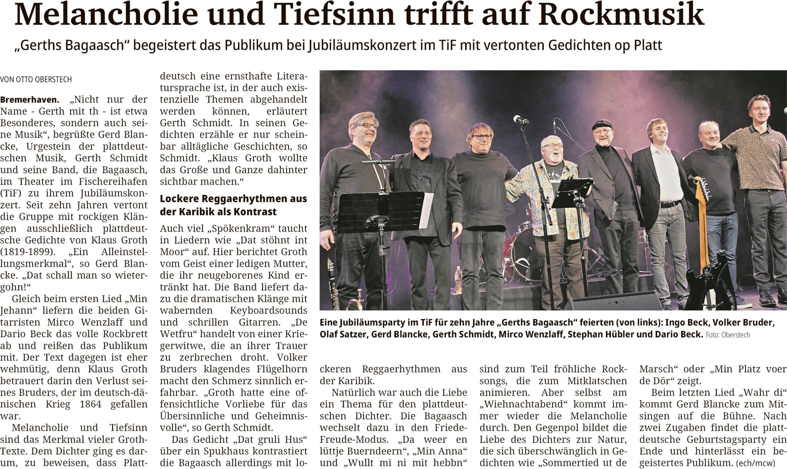 Melancholie und Tiefsinn trifft auf Rockmusik